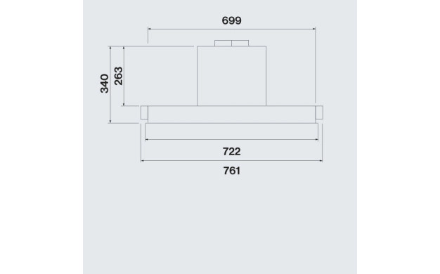 Аспиратор за вграждане Falmec Parallel Bk